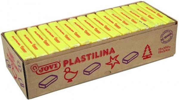 C/15 TACOS PLASTILINA JOVI 72 GRANDE 350G. AMARILLO