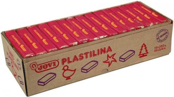 C/15 TACOS PLASTILINA JOVI 72 GRANDE 350G. RUBI