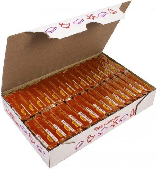 C/30 TACOS PLASTILINA JOVI 70 PEQUEÑA 50G. MARRON