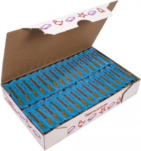 C/30 TACOS PLASTILINA JOVI 70 PEQUEÑA 50G. AZUL CLARO