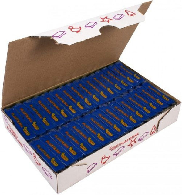 C/30 TACOS PLASTILINA JOVI 70 PEQUEÑA 50G. AZUL OSCURO