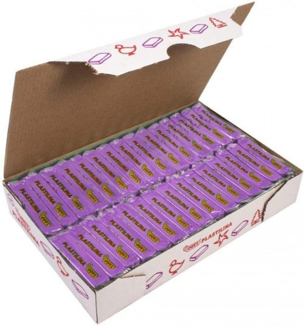 C/30 TACOS PLASTILINA JOVI 70 PEQUEÑA 50G. LILA