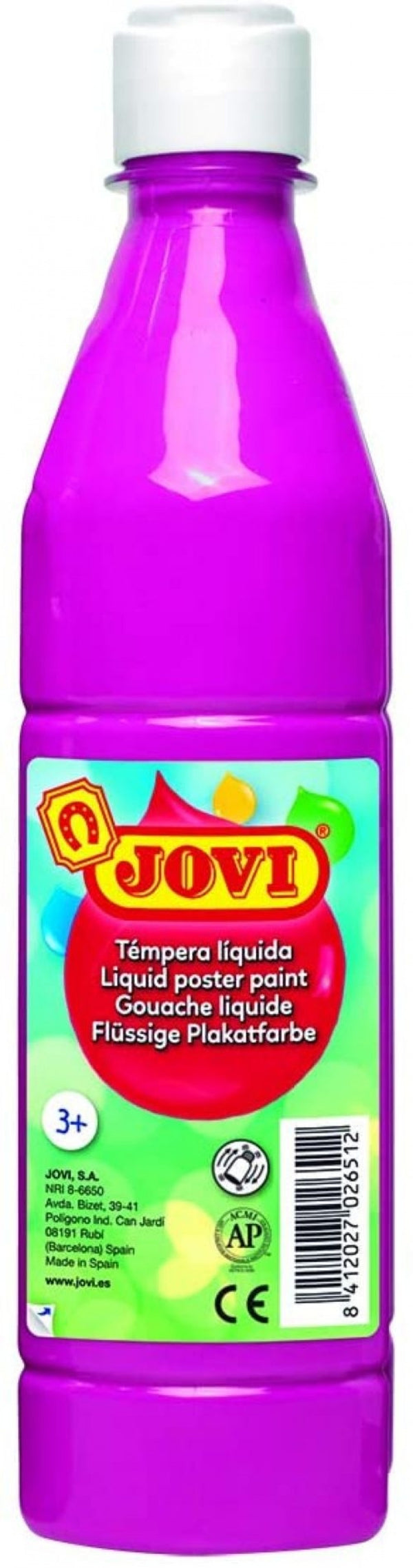 Bote tempera liquida jovi magenta 500 ml