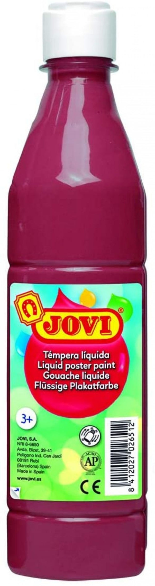 Bote tempera liquida jovi marron 500 ml