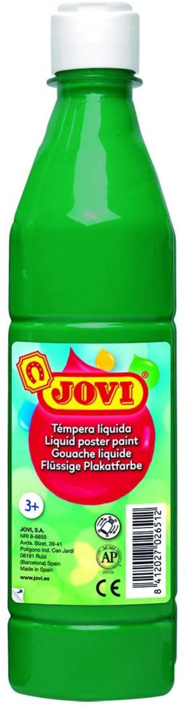 Bote tempera liquida jovi verde oscuro 500 ml