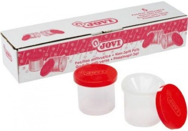 Estuche 5 unidades pocillo antivuelco jovi