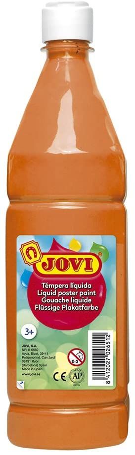 Bote tempera liquida jovi 1000ml naranja