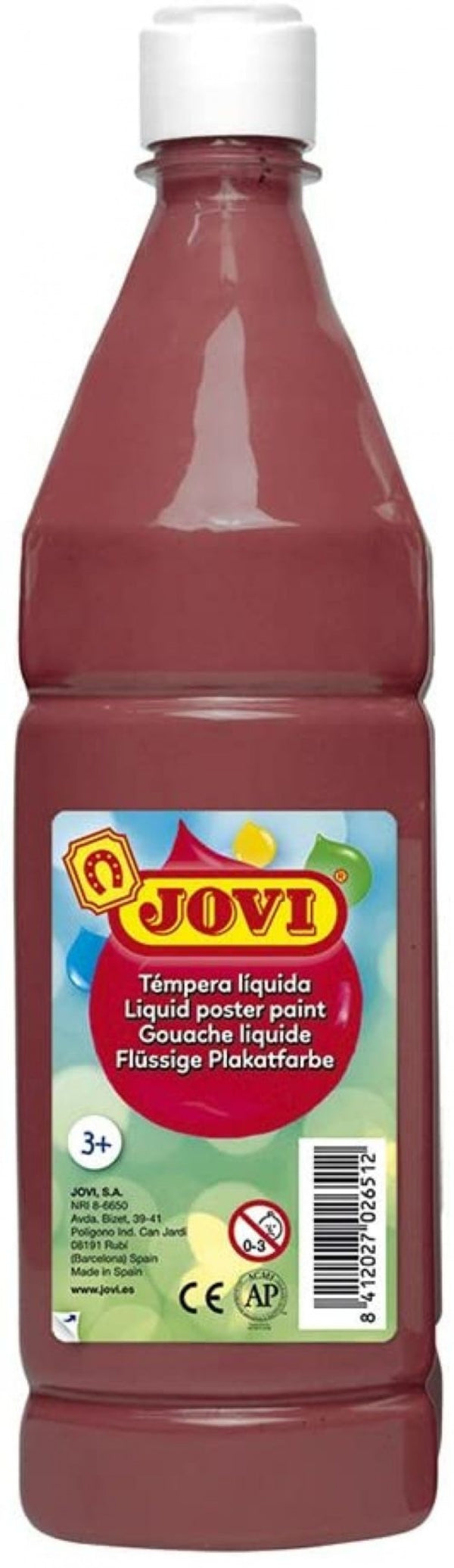 Bote tempera liquida jovi 1000ml marron
