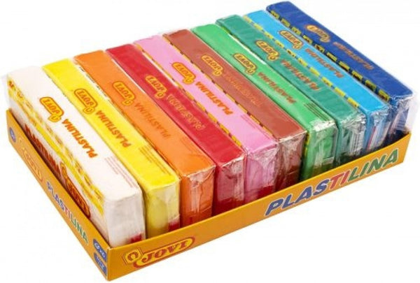 C/10 tacos plastilina jovi mediana 150g colores surtidos