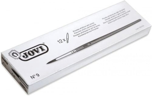C/12 PINCEL ESCOLAR REDONDO Nº9 SERIE 818 JOVI