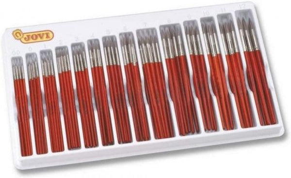 Expositor sobremesa 144 pincel redondo jovi serie 818 numeraciones surtidas (00-12)