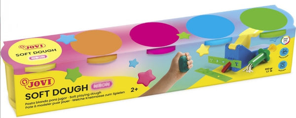 Pack 5 botes blandiver soft dough 110g colores surtidos