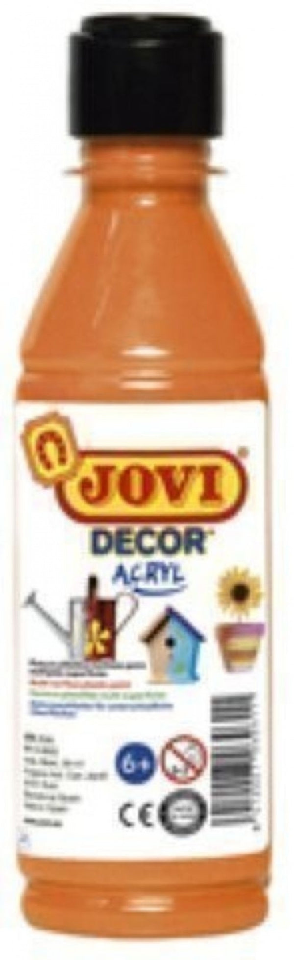 BOTE PINTURA JOVIDECOR ACRYL NARANJA 250ML