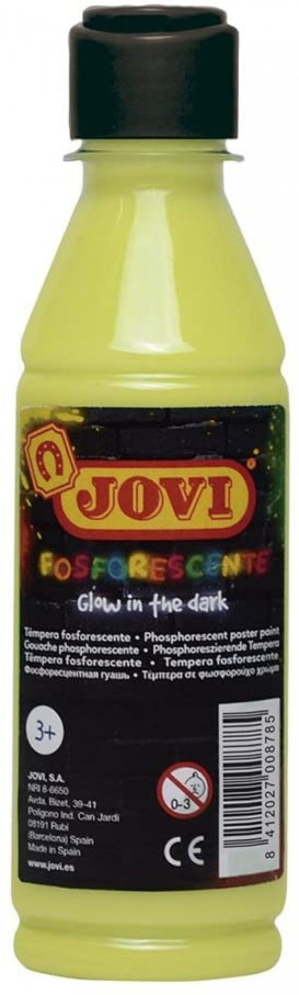 BOTELLA TEMPERA FOSFORESCENTE AMARILLO 250ML