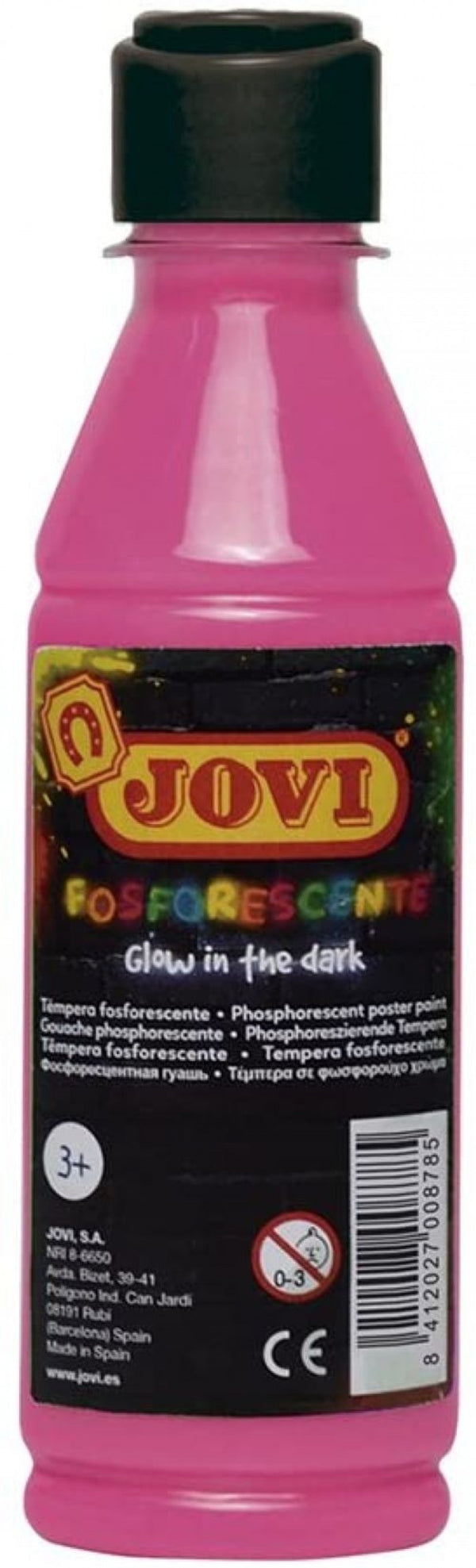 BOTELLA TEMPERA FOSFORESCENTE MAGENTA 250ML