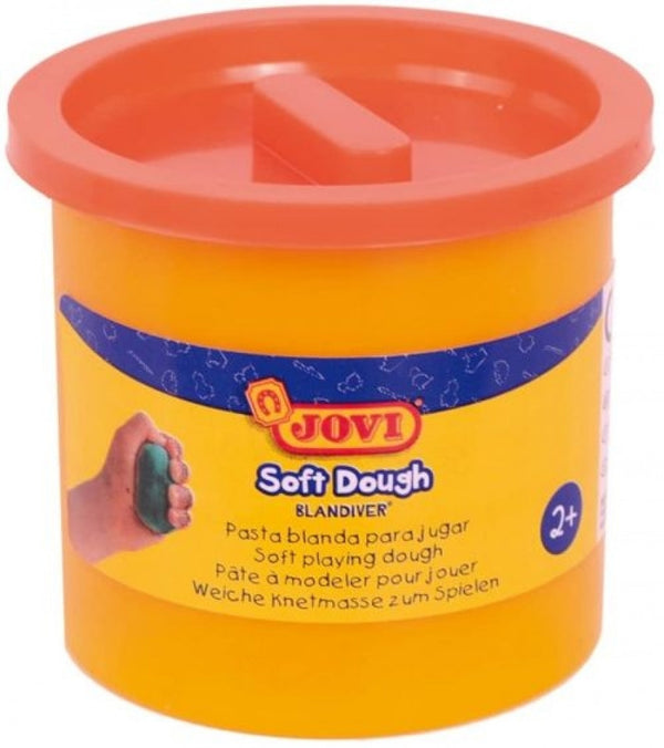 Pack 5 botes blandiver soft dough 110 g. color naranja