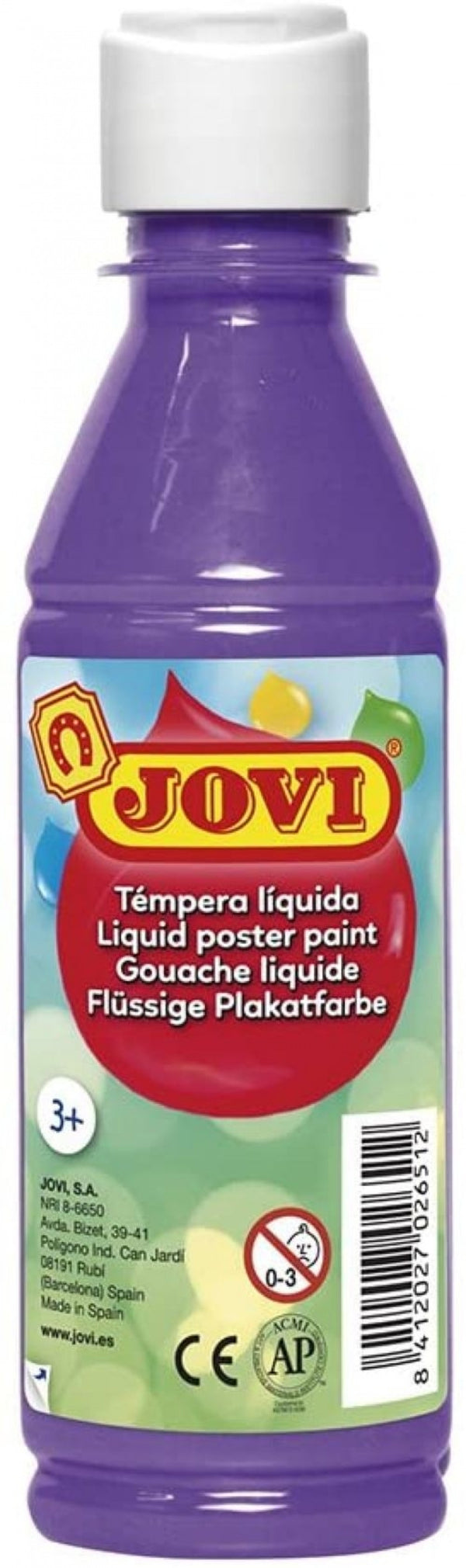 Bote tempera liquida jovi violeta 250ml