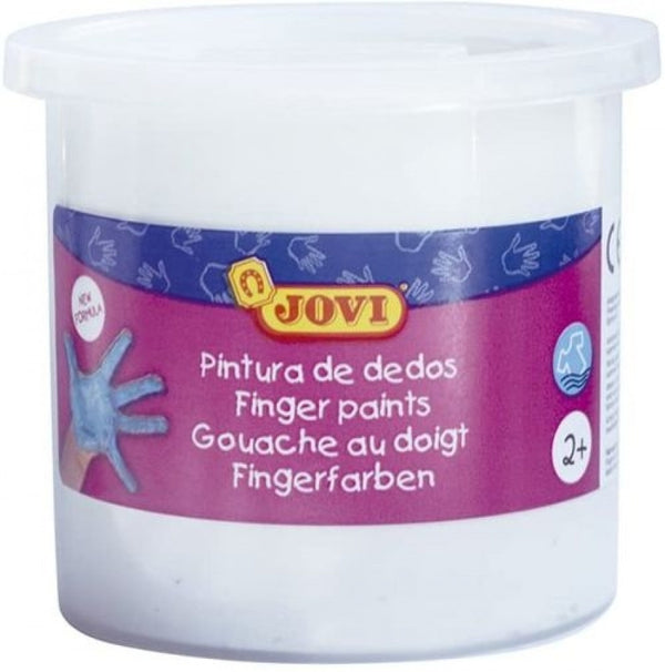 ESTUCHE 5 BOTES PINTURA DEDOS JOVI 125ML BLANCO