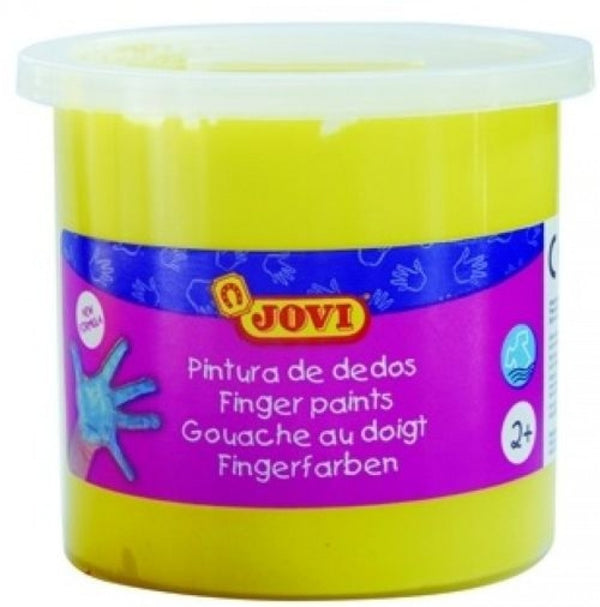 ESTUCHE 5 BOTES PINTURA DEDOS JOVI 125ML AMARILLO