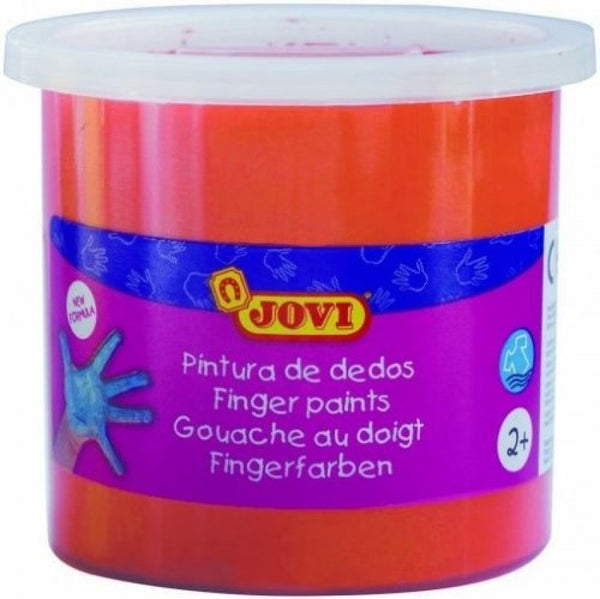 ESTUCHE 5 BOTES PINTURA DEDOS JOVI 125ML NARANJA