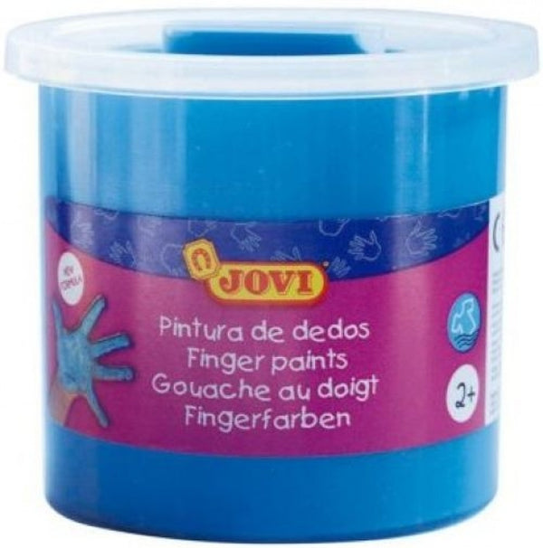 ESTUCHE 5 BOTES PINTURA DEDOS JOVI 125ML AZUL