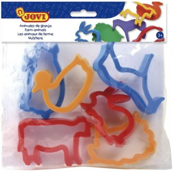 BOLSA 6 MOLDES ANIMALES DE GRANJA