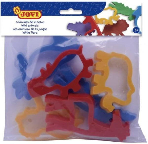 BOLSA 6 MOLDES ANIMALES DE JUNGLA