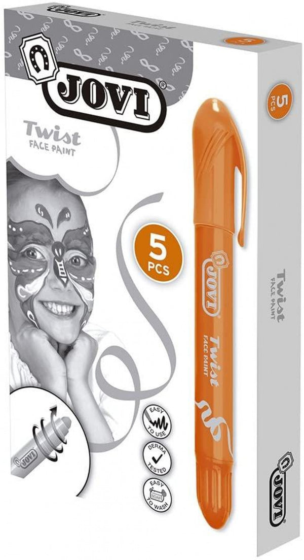 Estuche 5 sticks de maquillaje jovi naranja