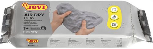 Pasta para modelar air dry clay jovi 250g gris