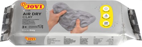 PASTA PARA MODELAR AIR DRY CLAY JOVI 1KG GRIS