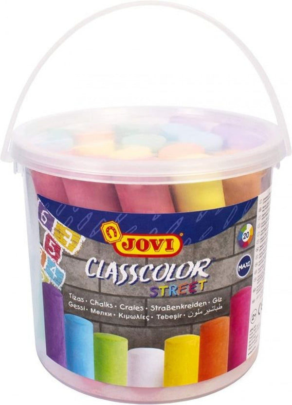 BOTE 20 TIZAS MAXI CLASSCOLOR STREET COLORES SURTIDOS