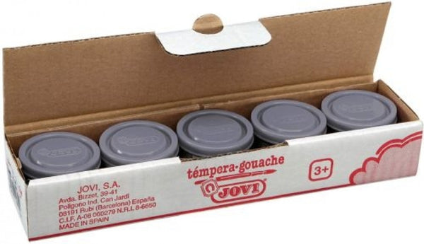 C/5 BOTES TEMPERA JOVI 35ML PLATA
