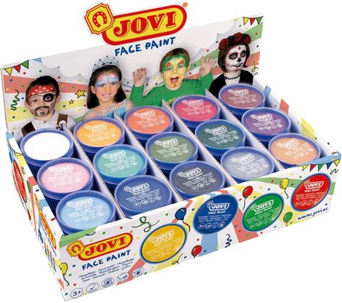 EXP 75 BOTES DE PINTURA FACIAL 8ML 5 UDS X 15 COLORES