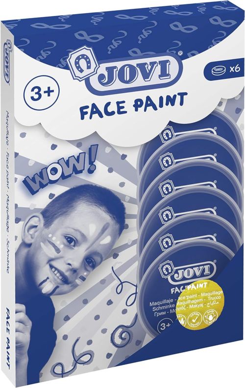 ESTUCHE 6 BOTES DE PINTURA FACIAL 8ML AMARILLO