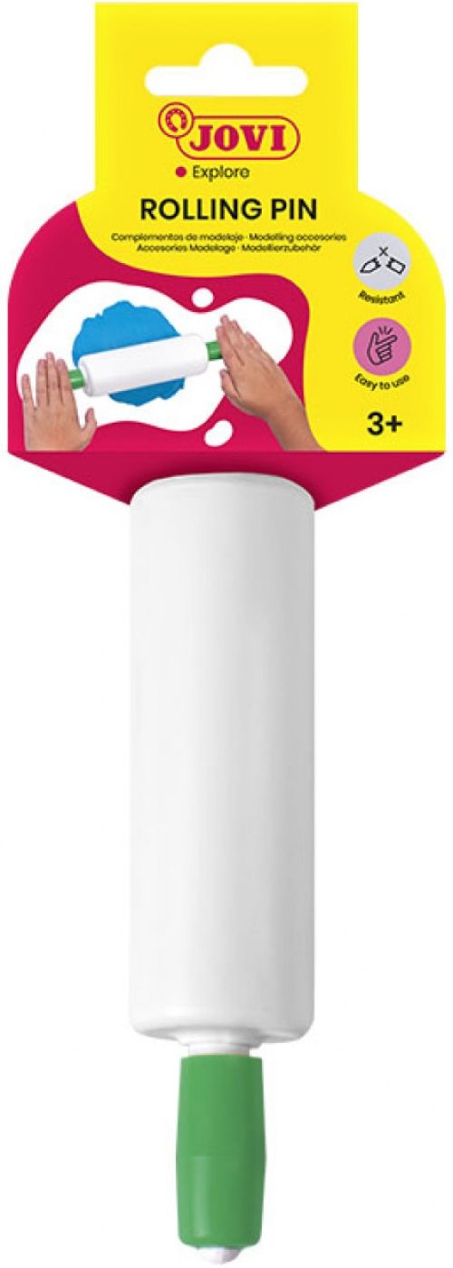 c/12 Rodillo plástico para modelar plastilina con colgador