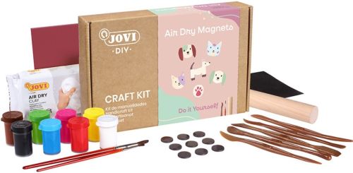 Kit manualidades imanes de mascotas con pasta modelar air dry (air dry magnets)