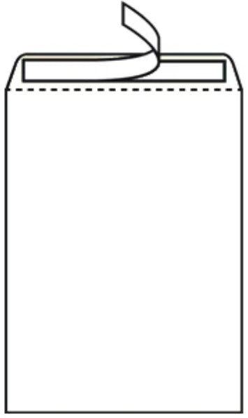 C/250 bolsa offset blanco 100g. 229x324mm din c4 autoadhesivo sam