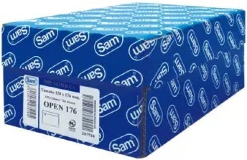 C/500 C/500 sobre autoadhesivo con tira de silicona open 110 (110x220) ventana derecha offset blanco 90g.