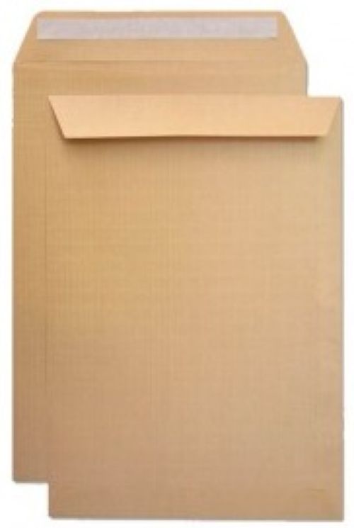 C/250 bolsa kraft cuarto prolongado a-6 autoadhesiv 184x261