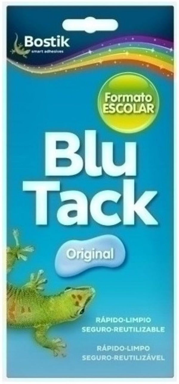 EXP 12 SOBRES BLU-TACK ORIGINAL 90G TAMAÑO ESCOLAR