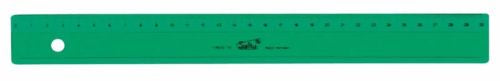 C/20 REGLAS 30CM METACRILATO VERDE SAFTA