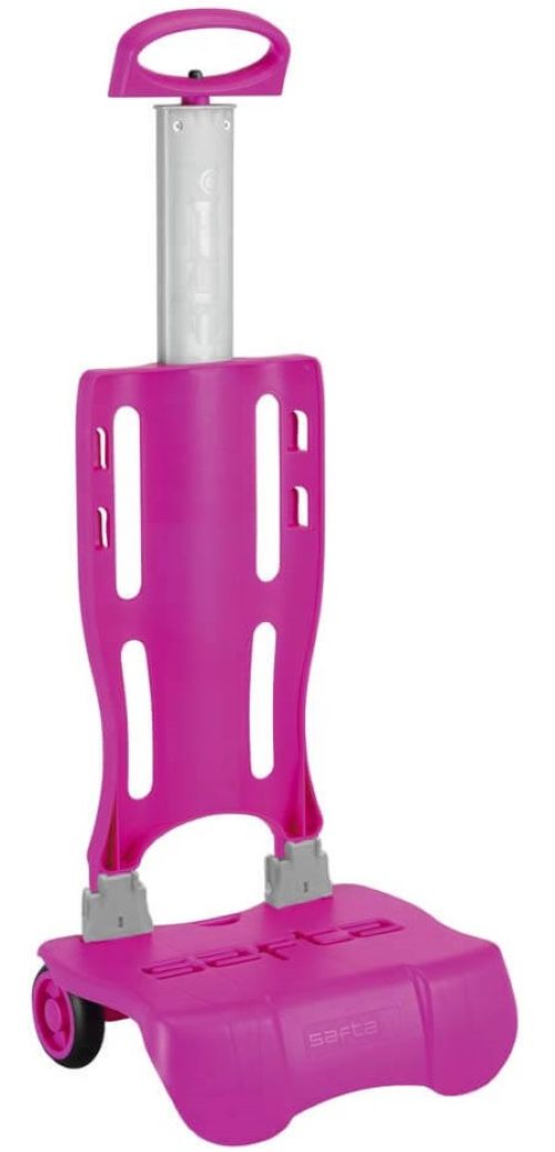 CARRO PORTAMOCHILAS PLEGABLE 750 UN ASA FUCSIA SAFTA
