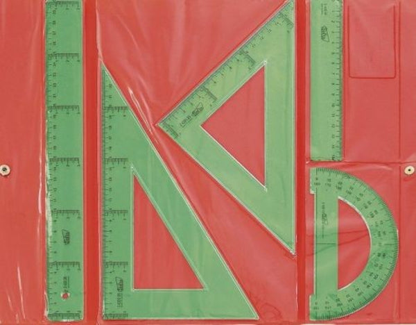 PACK/10 ESTUCHES REGLAS VERDES SURTIDOS