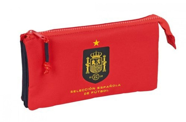 PORTATODO TRIPLE SELECCION ESP. DE FUTBOL 22X12X3CM