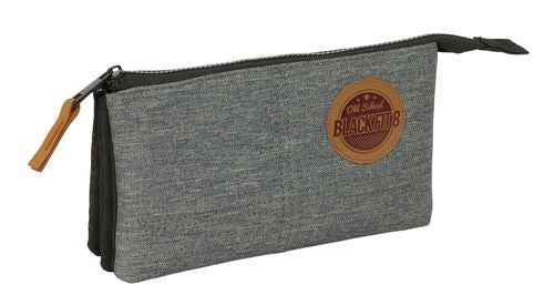 PORTATODO TRIPLE RECICLADO BLACKFIT8 OLD SCHOOL 22x12x3cm