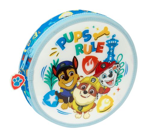 PLUMIER REDONDO 18 PIEZASPAW PATROL PUPS RULE 21x3,5CM