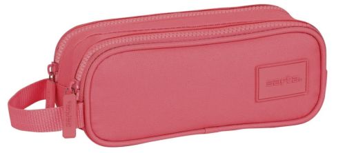 PORTATODO DOBLE SAFTA BASIC MARSALA 21x8x6cm