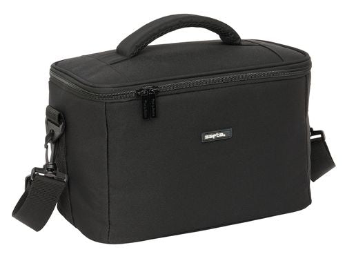 NEVERA CUADRADA WATERPROOF SAFTA ACCESORIOS NEGRO 29x19x18CM