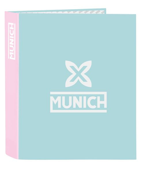 CARPETA FOLIO 4 ANILLAS 35MM LOMO ANCHO MUNICH HEAVEN 27x33x6CM