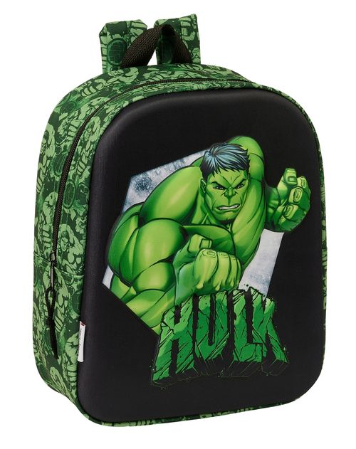 MOCHILA GUARDERIA 3D RED HULK 22x27x10CM
